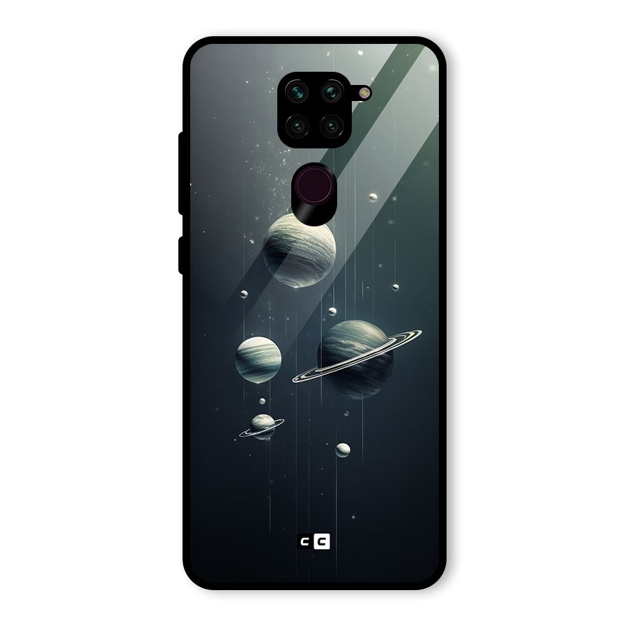 Hanging Planets Glass Back Case for Redmi Note 9