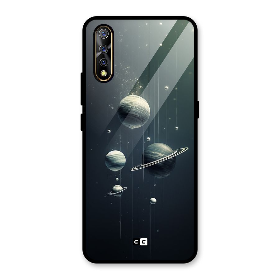 Hanging Planets Glass Back Case for Vivo S1