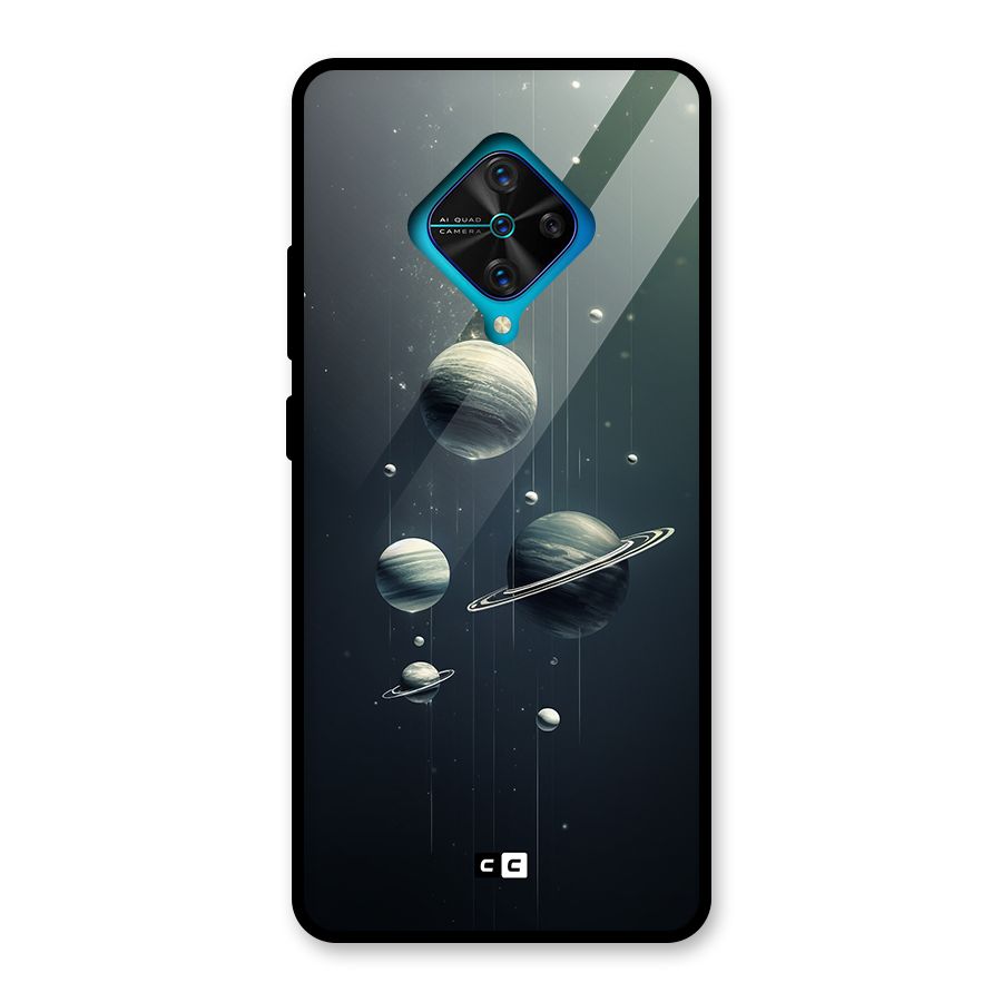 Hanging Planets Glass Back Case for Vivo S1 Pro