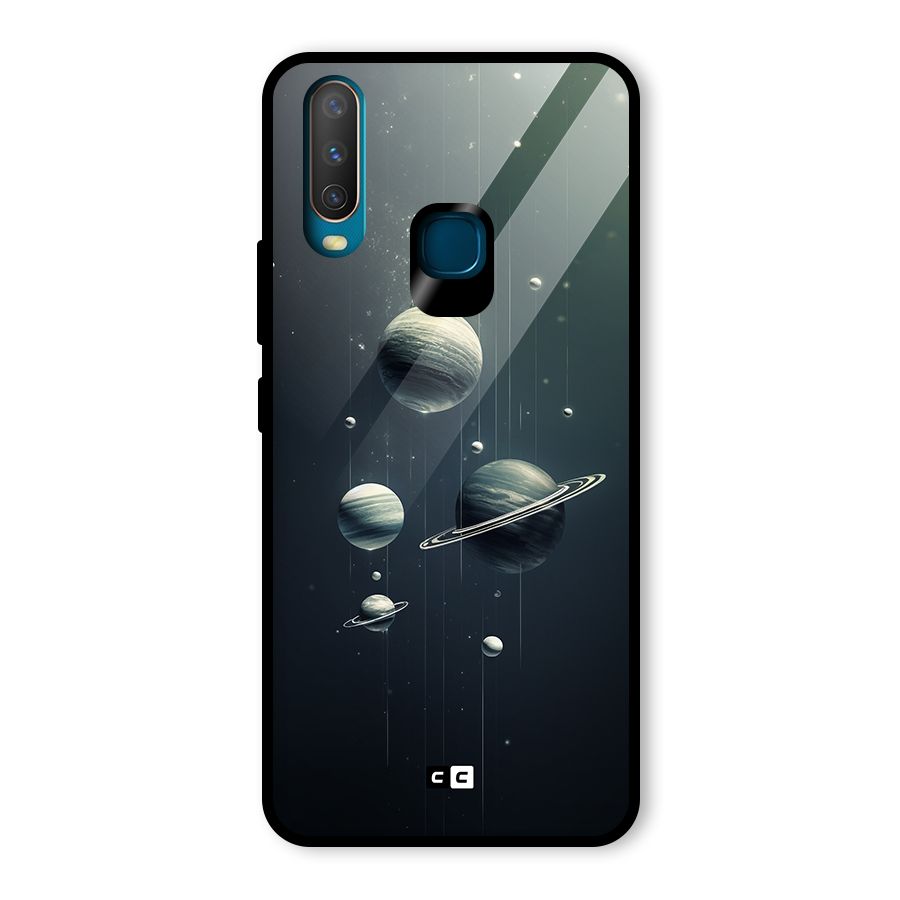 Hanging Planets Glass Back Case for Vivo U10