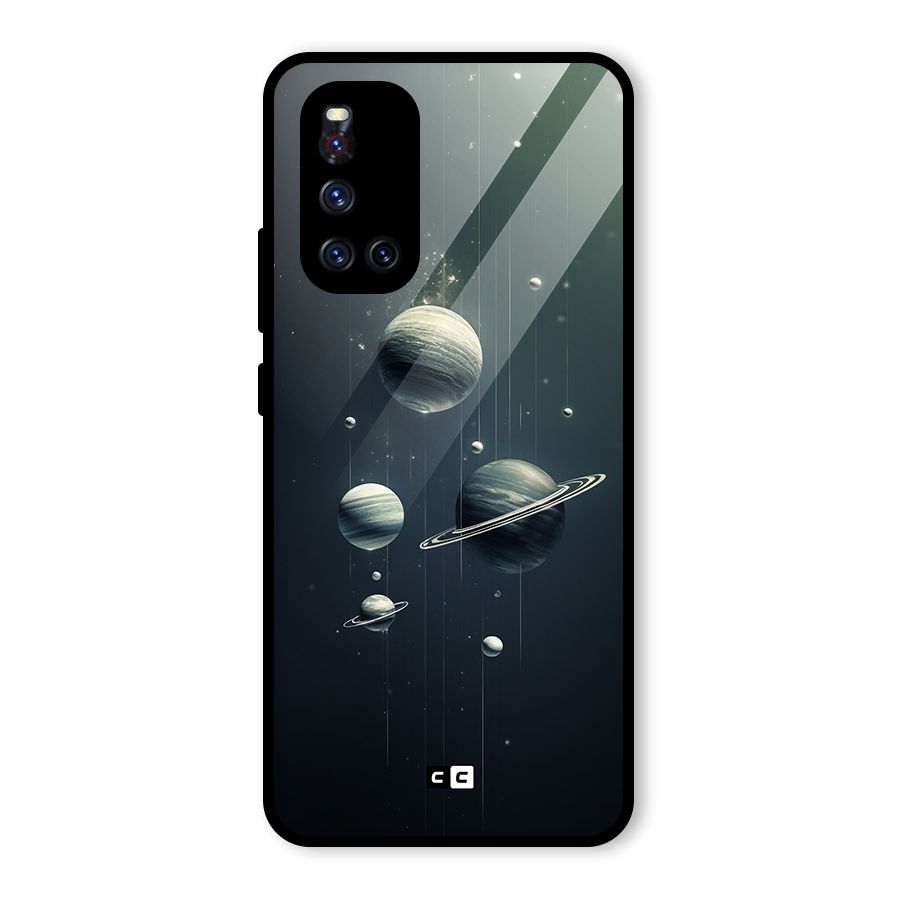 Hanging Planets Glass Back Case for Vivo V19