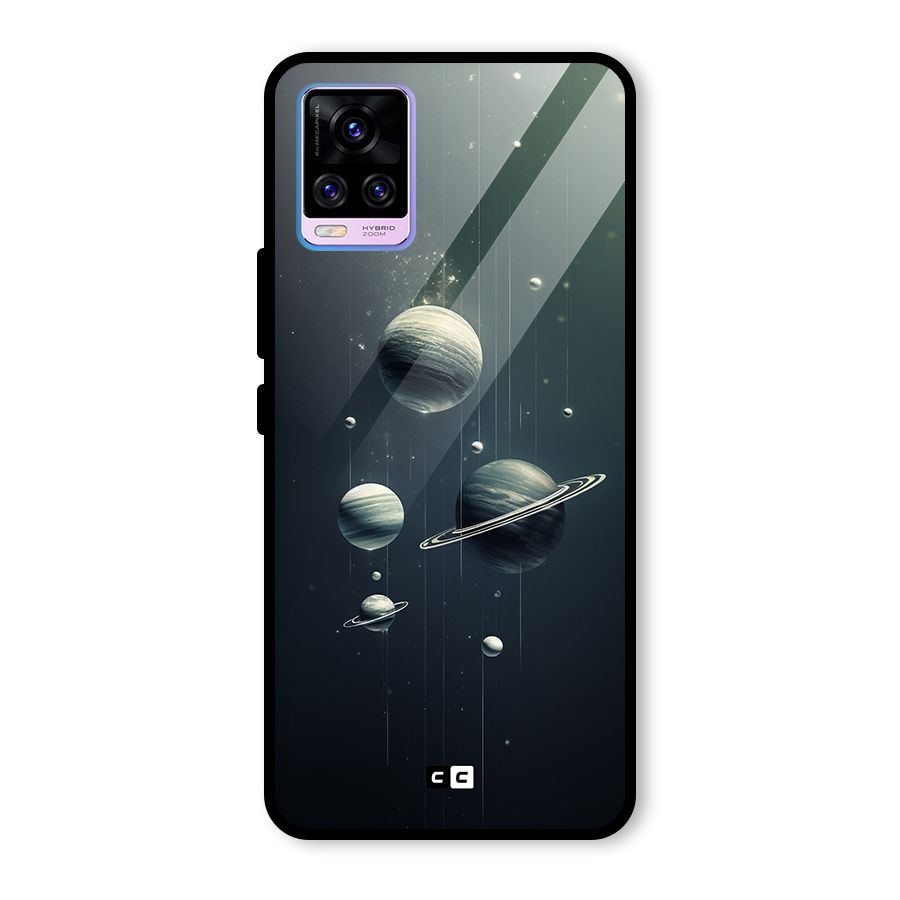 Hanging Planets Glass Back Case for Vivo V20 Pro