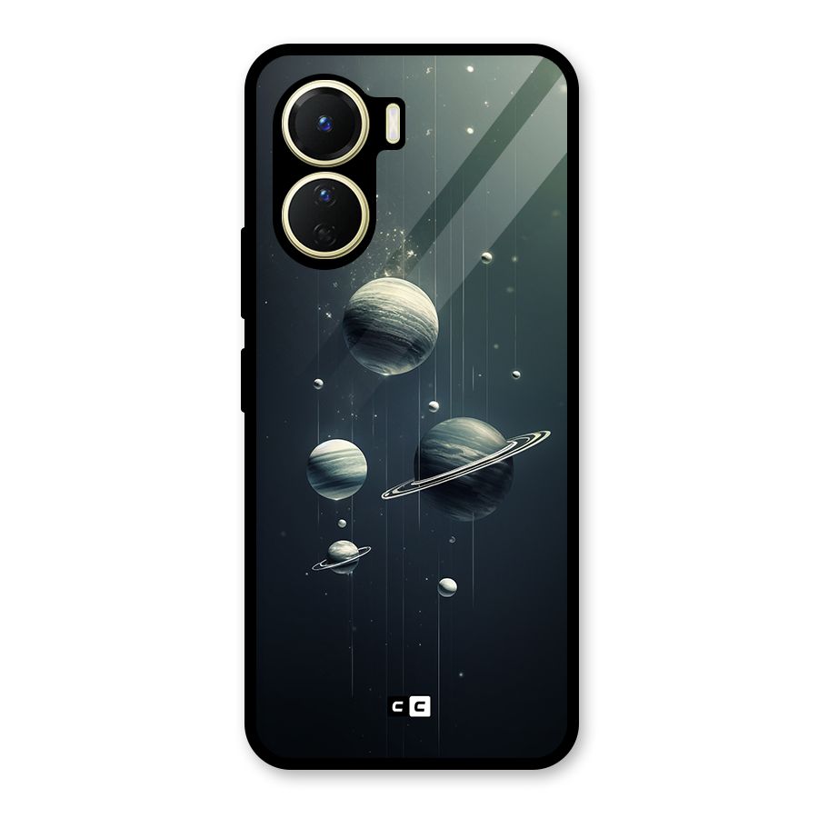 Hanging Planets Glass Back Case for Vivo Y16