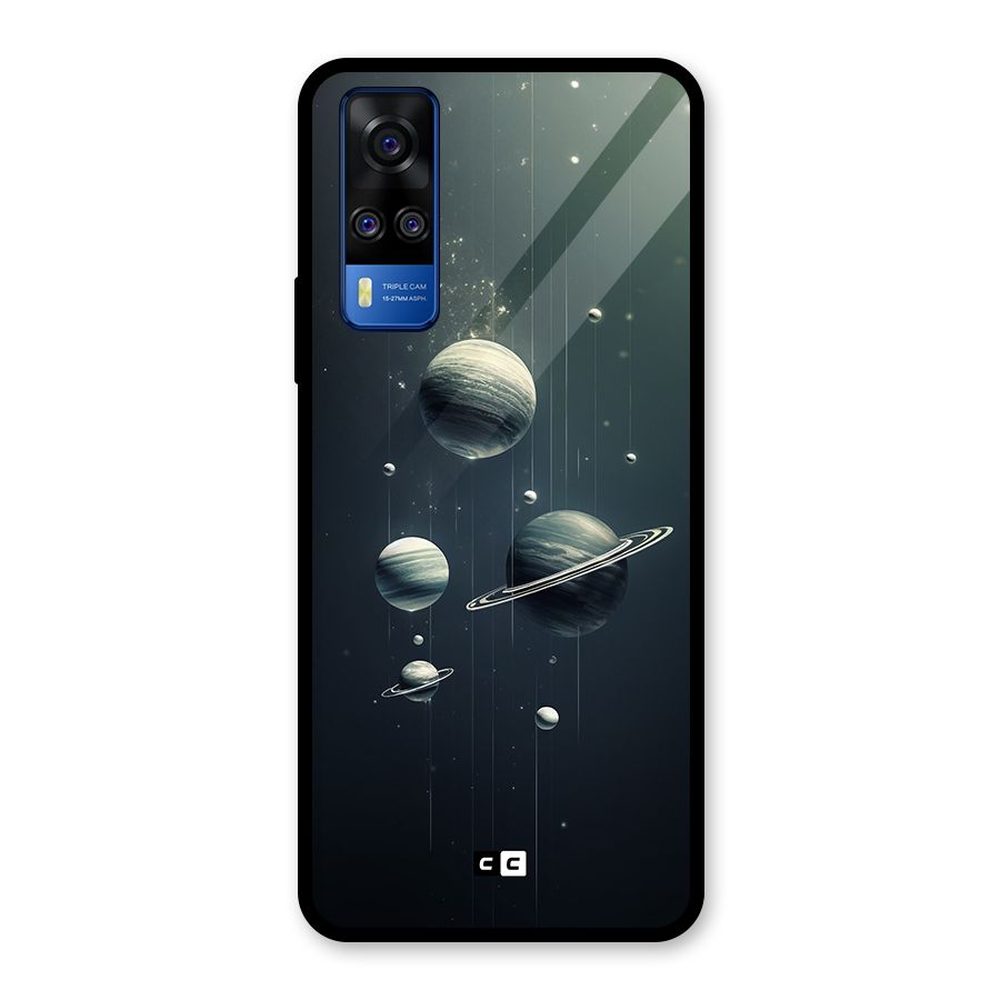 Hanging Planets Glass Back Case for Vivo Y31