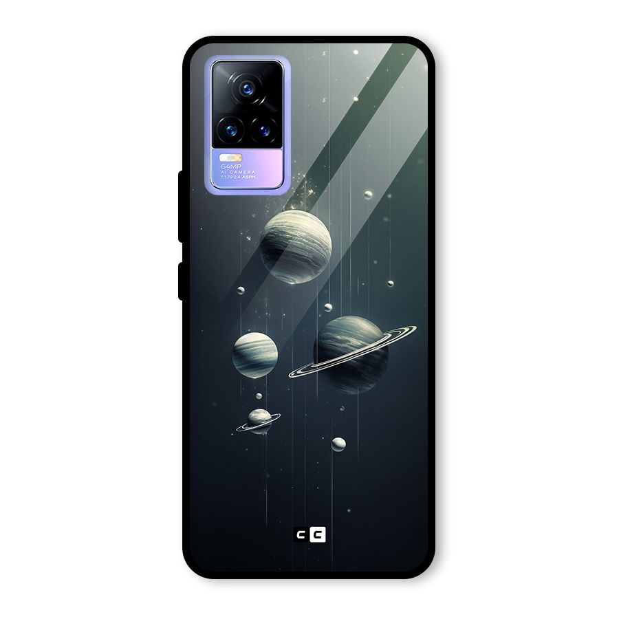 Hanging Planets Glass Back Case for Vivo Y73