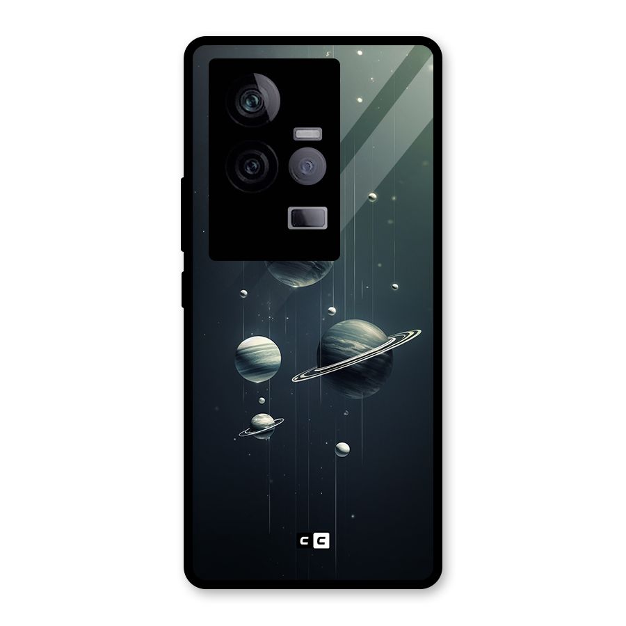 Hanging Planets Glass Back Case for Vivo iQOO 11 5G