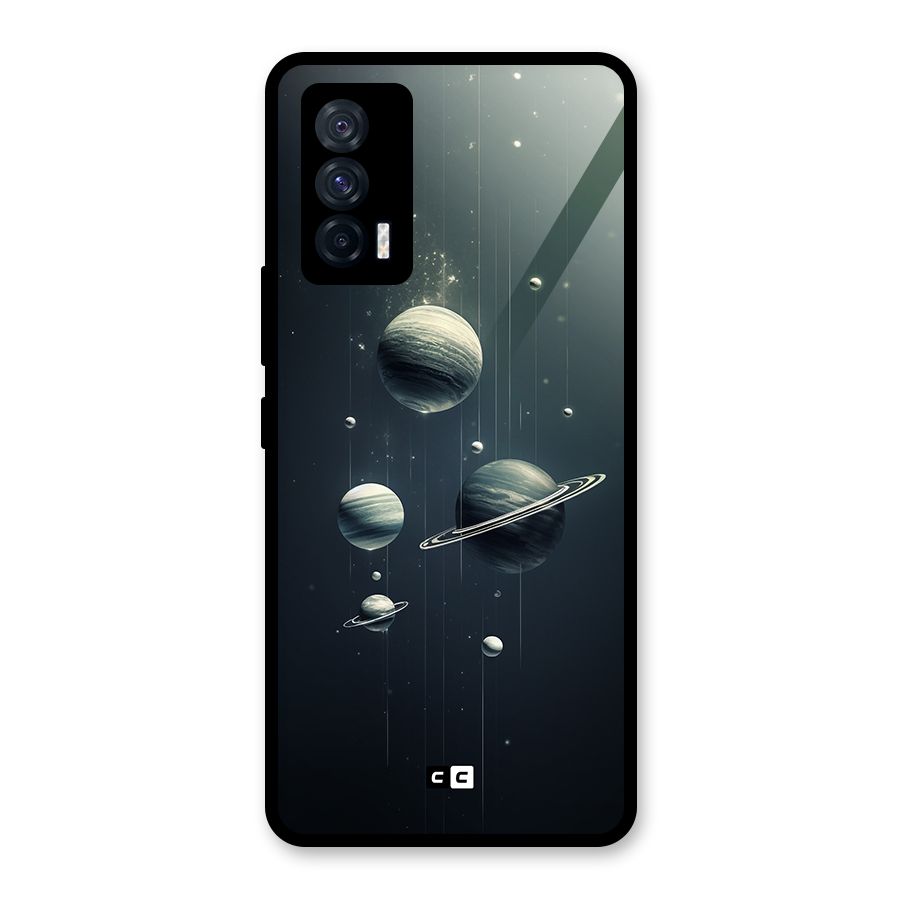 Hanging Planets Glass Back Case for Vivo iQOO 7 5G