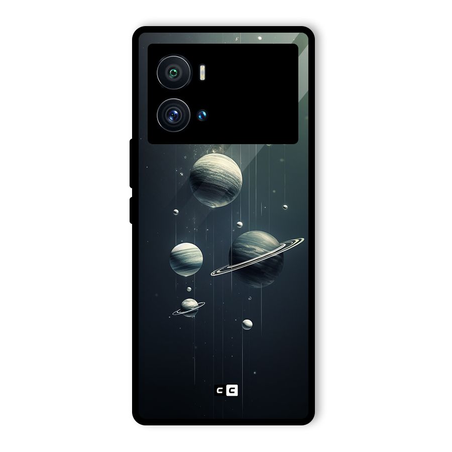 Hanging Planets Glass Back Case for Vivo iQOO 9 Pro