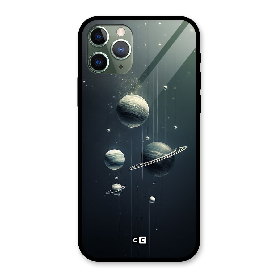 Hanging Planets Glass Back Case for iPhone 11 Pro