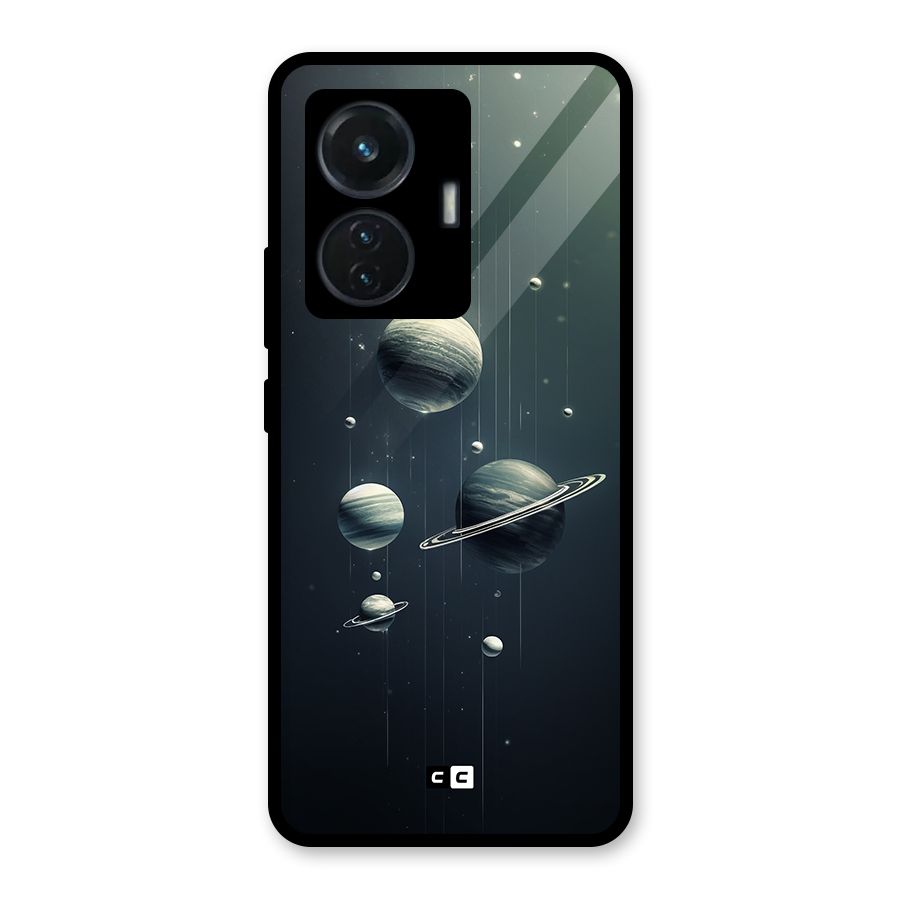 Hanging Planets Glass Back Case for iQOO Z6 44W