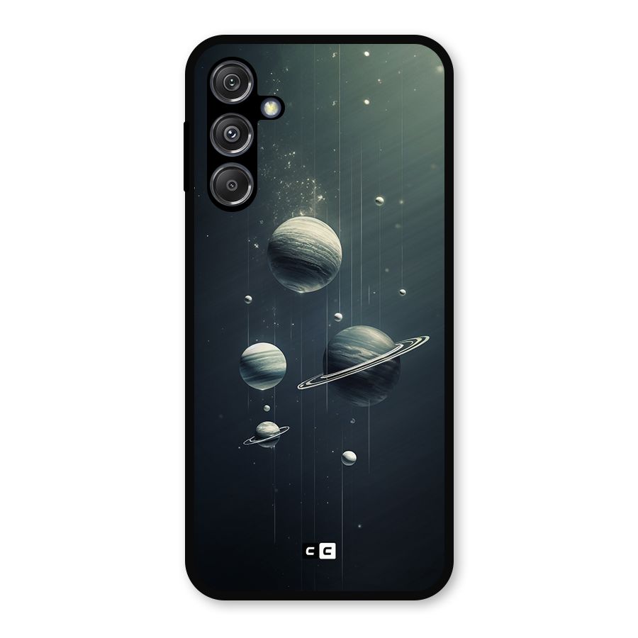Hanging Planets Metal Back Case for Galaxy M34 5G