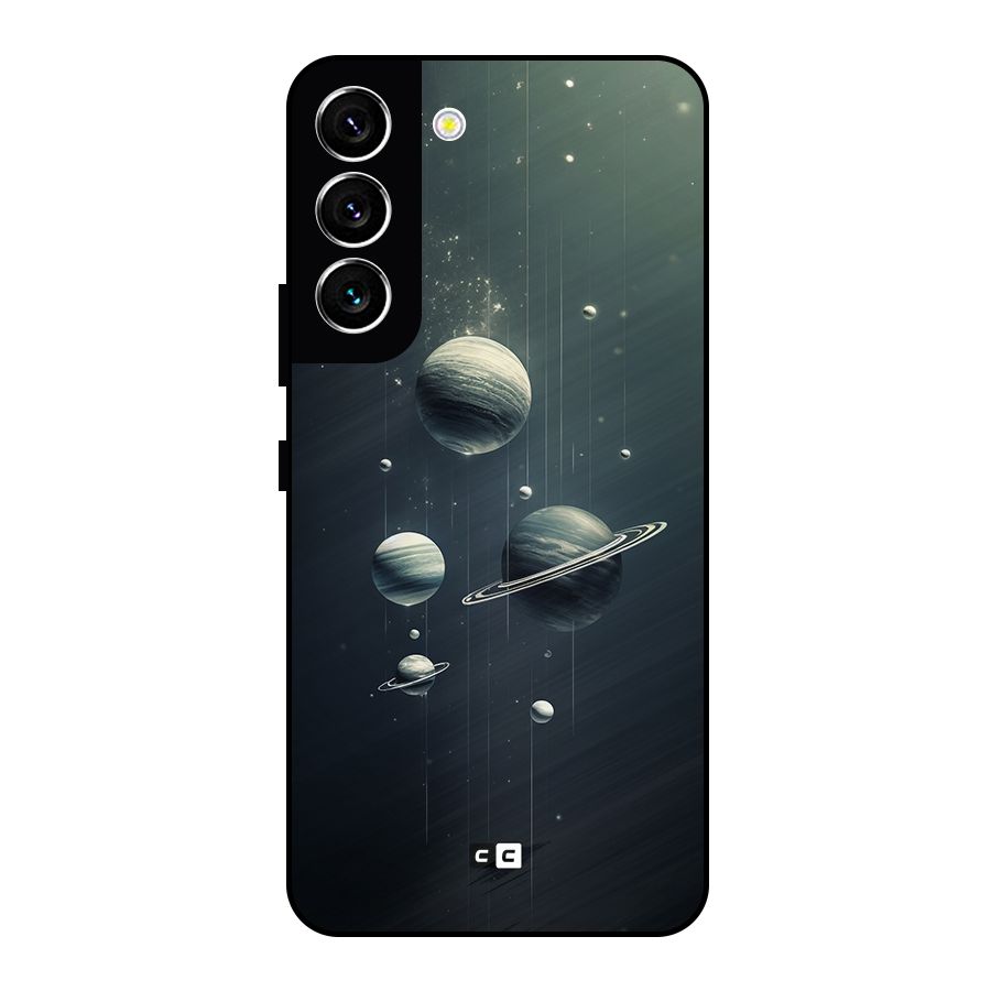 Hanging Planets Metal Back Case for Galaxy S22 5G