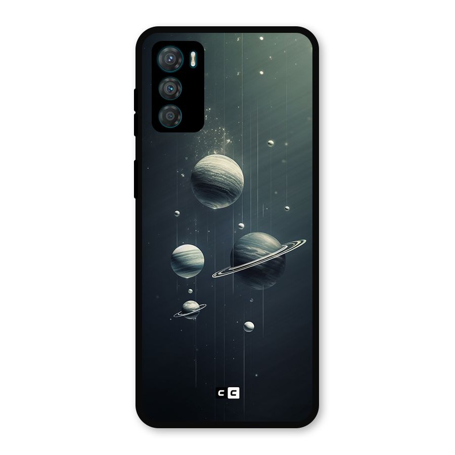 Hanging Planets Metal Back Case for Moto G42