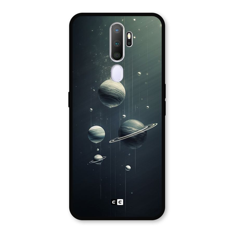 Hanging Planets Metal Back Case for Oppo A9 (2020)
