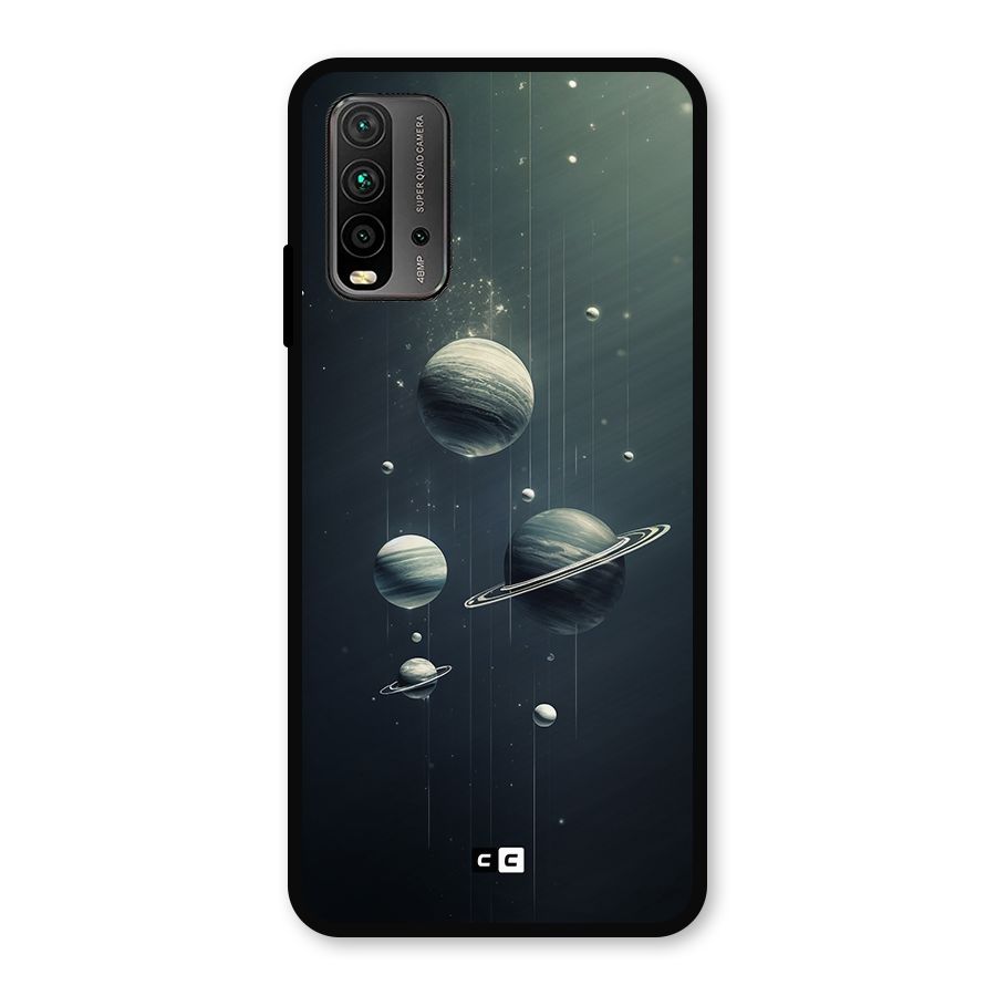 Hanging Planets Metal Back Case for Redmi 9 Power