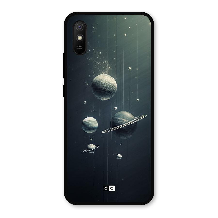 Hanging Planets Metal Back Case for Redmi 9a