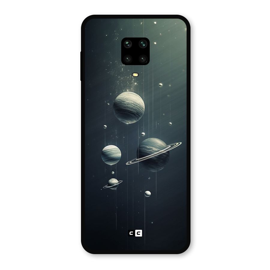 Hanging Planets Metal Back Case for Redmi Note 9 Pro Max
