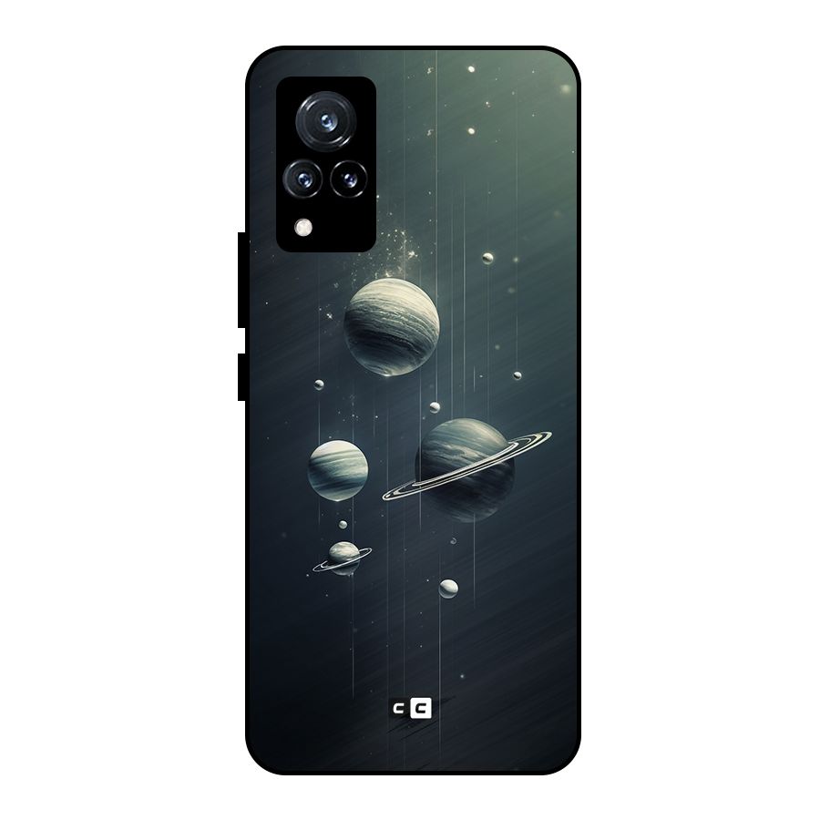 Hanging Planets Metal Back Case for Vivo V21 5G