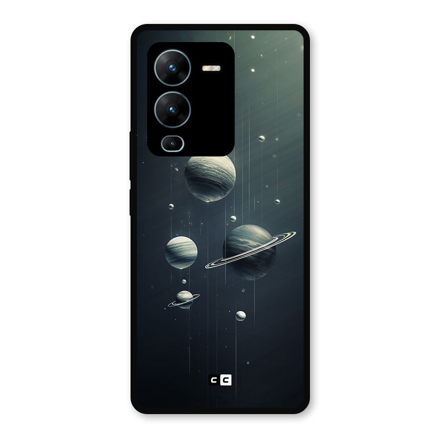 Hanging Planets Metal Back Case for Vivo V25 Pro