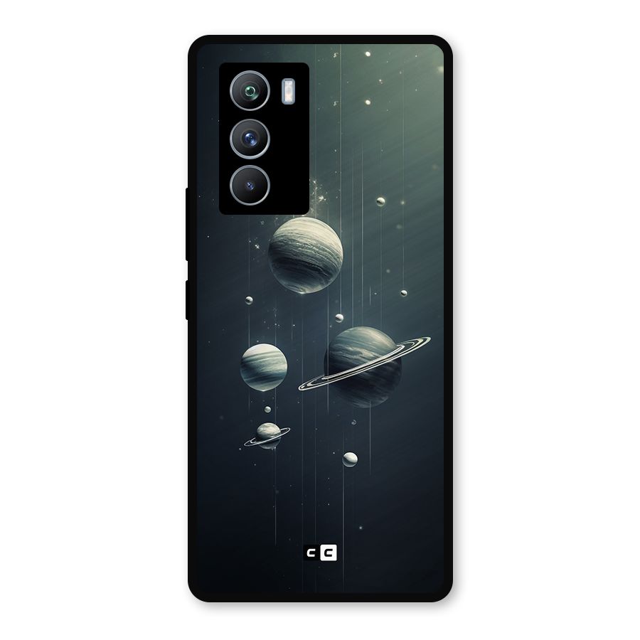 Hanging Planets Metal Back Case for iQOO 9 SE