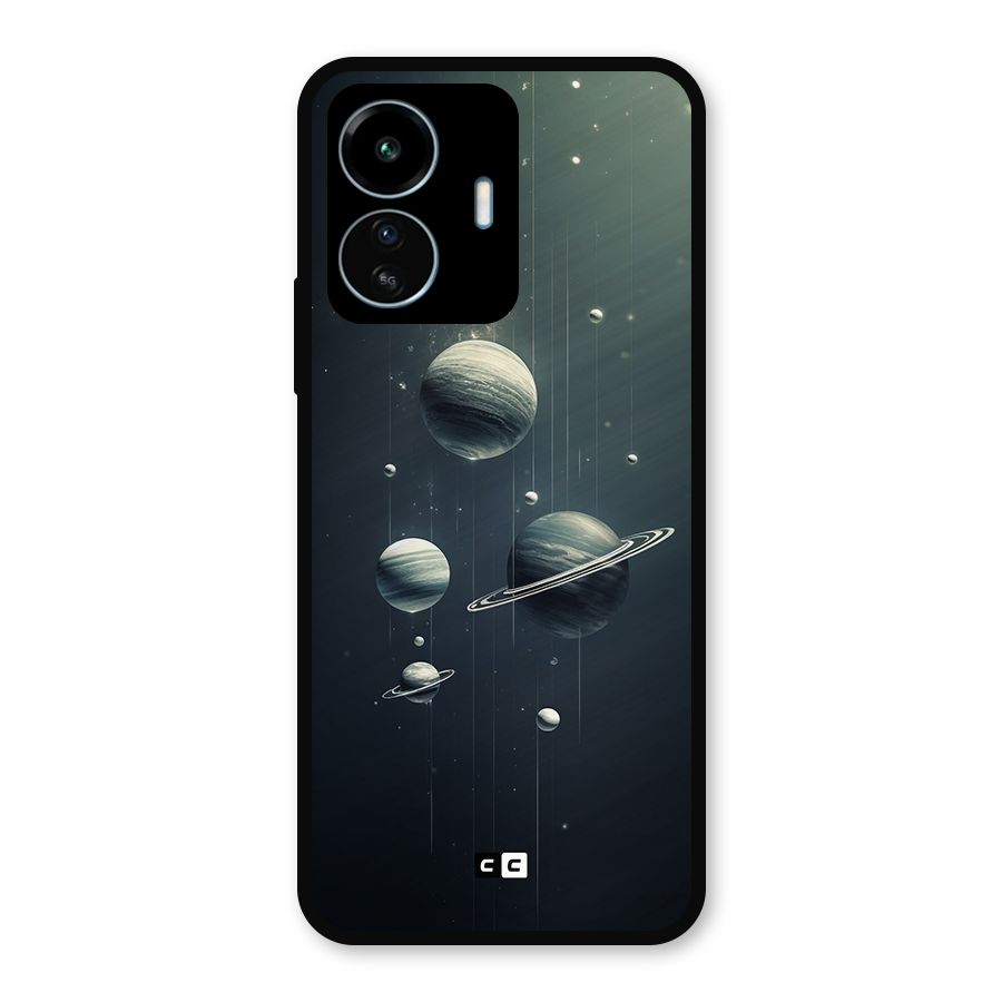 Hanging Planets Metal Back Case for vivo iQOO Z6 Lite 5G