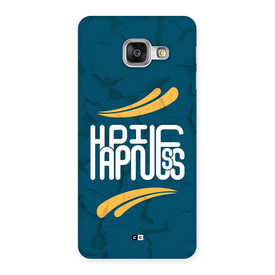 Happpiness Typography Back Case for Galaxy A3 (2016)