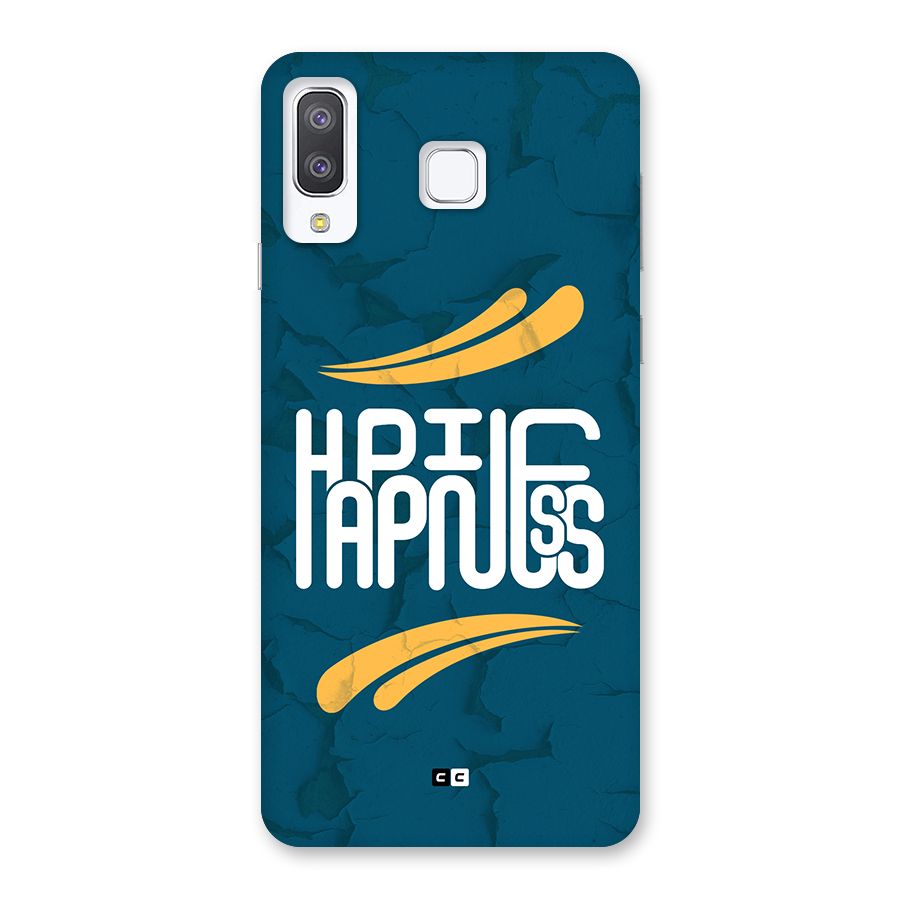 Happpiness Typography Back Case for Galaxy A8 Star