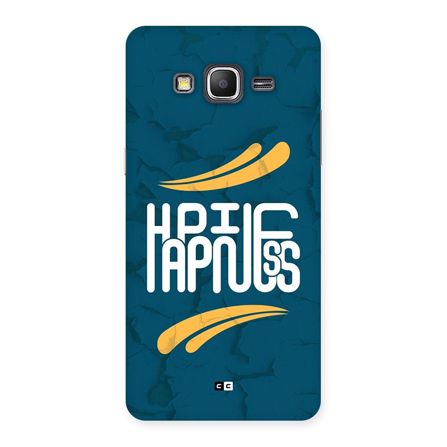 Happpiness Typography Back Case for Galaxy Grand Prime