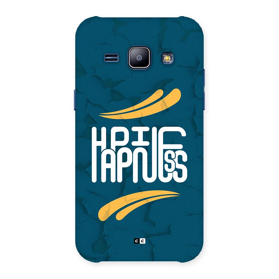 Happpiness Typography Back Case for Galaxy J1