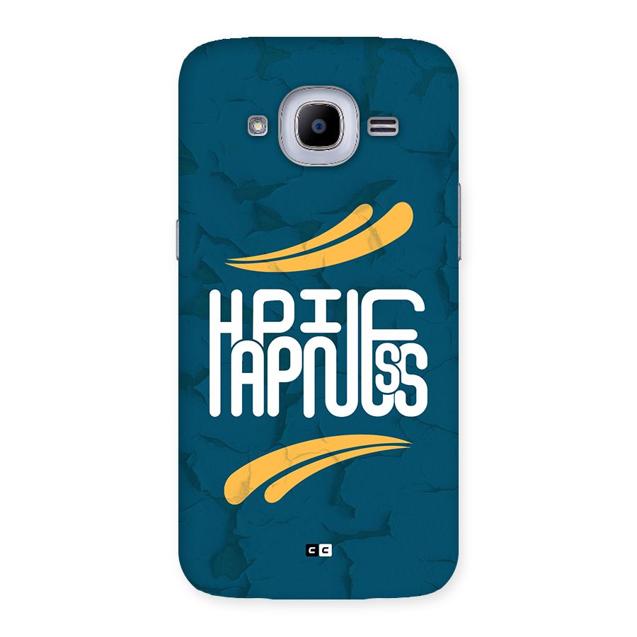 Happpiness Typography Back Case for Galaxy J2 2016