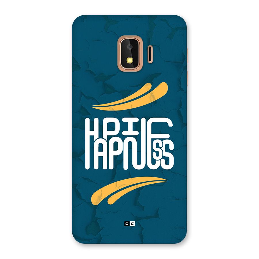 Happpiness Typography Back Case for Galaxy J2 Core