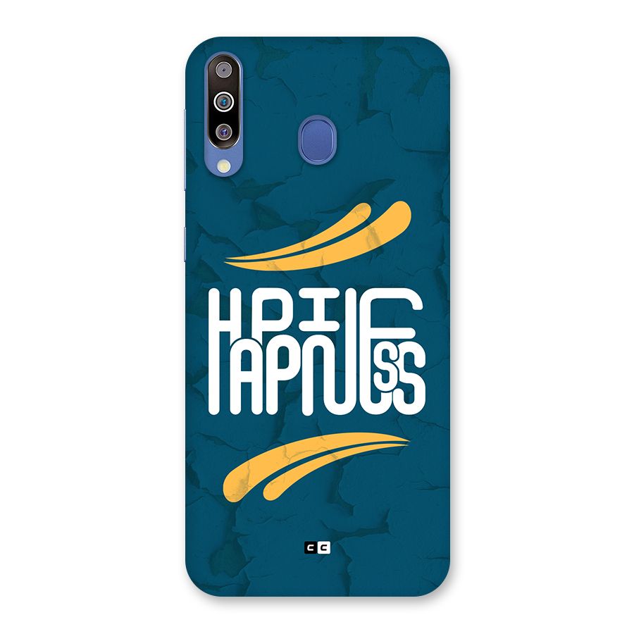 Happpiness Typography Back Case for Galaxy M30