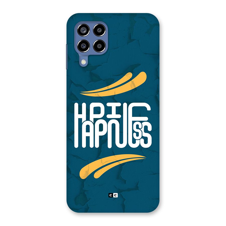 Happpiness Typography Back Case for Galaxy M53 5G