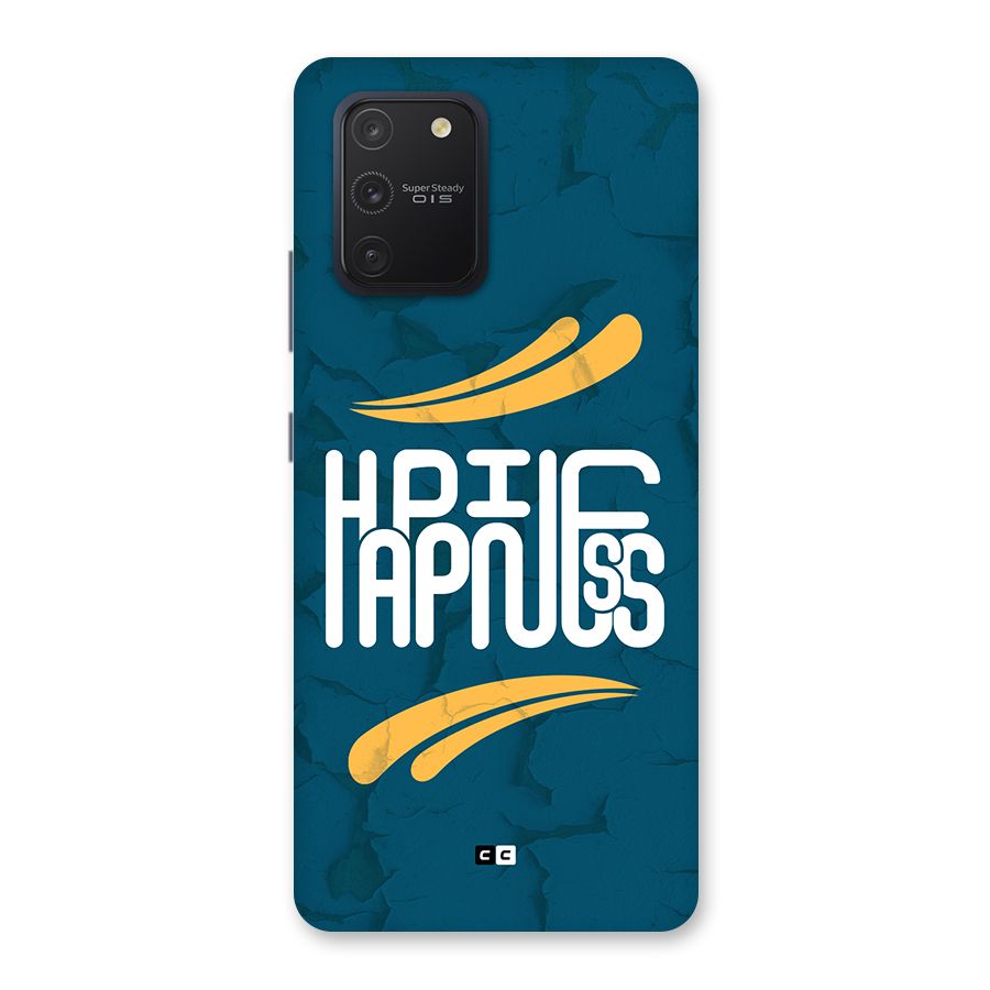 Happpiness Typography Back Case for Galaxy S10 Lite