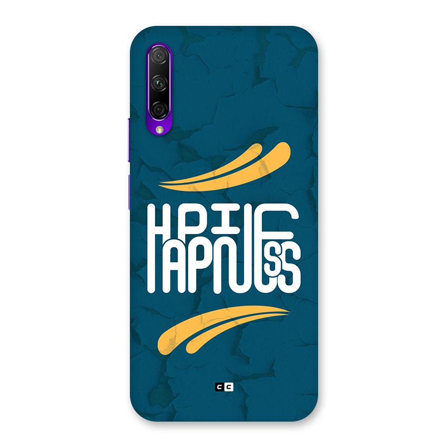 Happpiness Typography Back Case for Honor 9X Pro