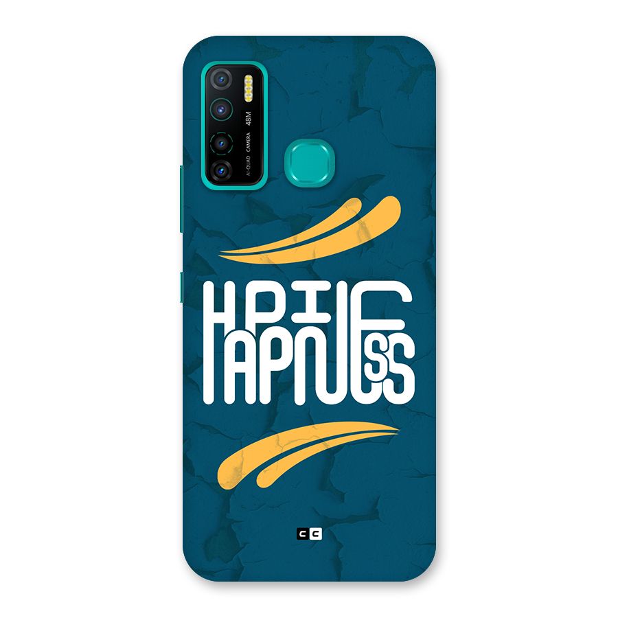 Happpiness Typography Back Case for Infinix Hot 9 Pro