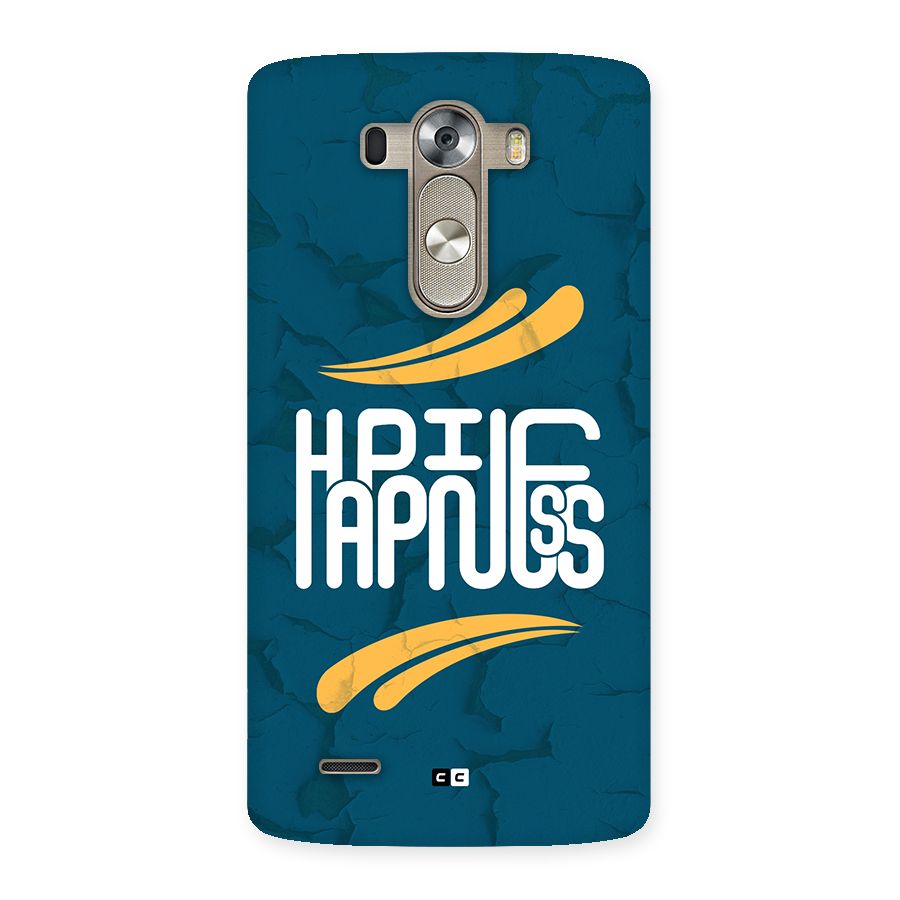 Happpiness Typography Back Case for LG G3