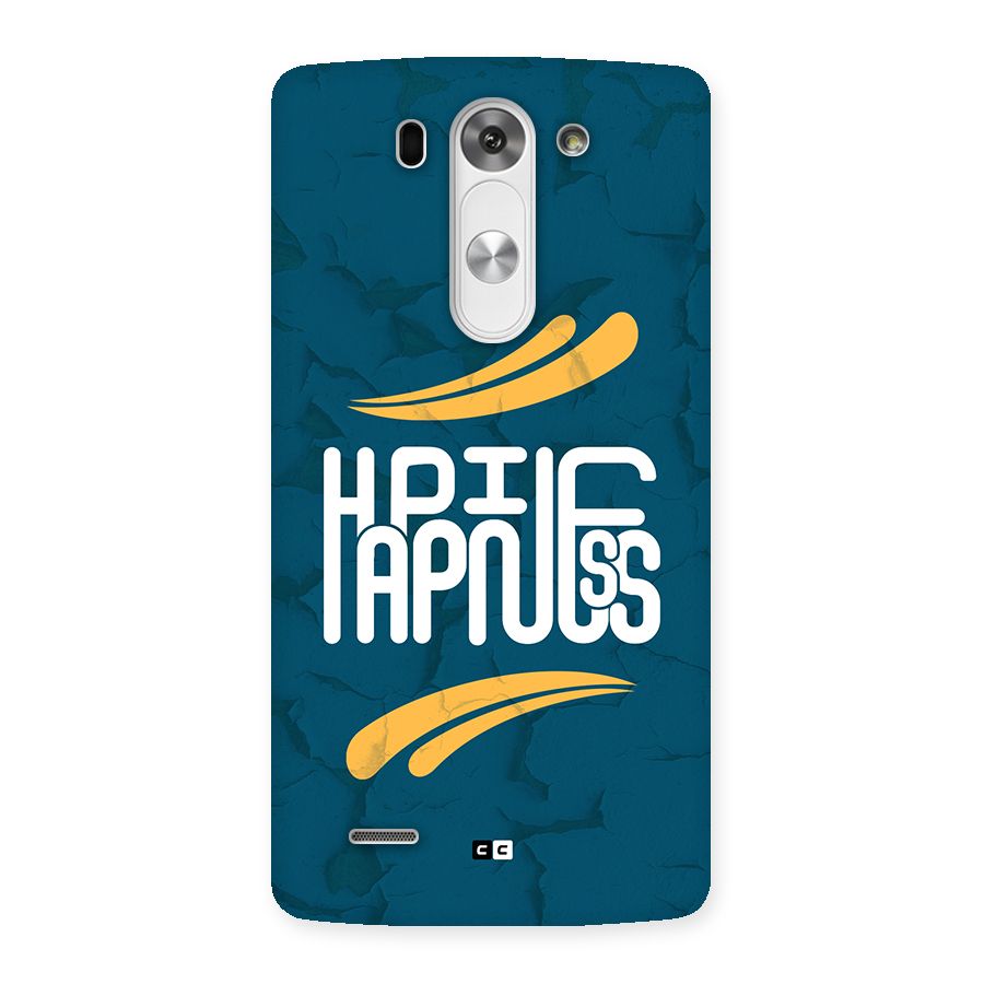 Happpiness Typography Back Case for LG G3 Beat