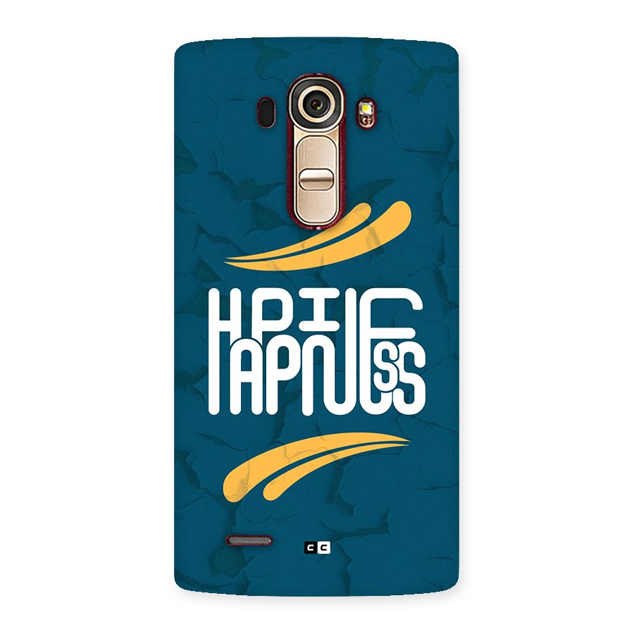 Happpiness Typography Back Case for LG G4
