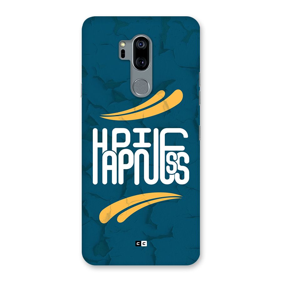 Happpiness Typography Back Case for LG G7