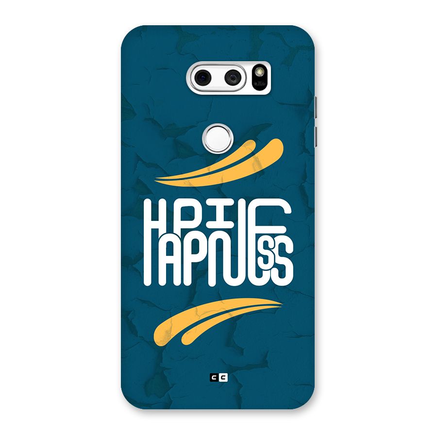 Happpiness Typography Back Case for LG V30