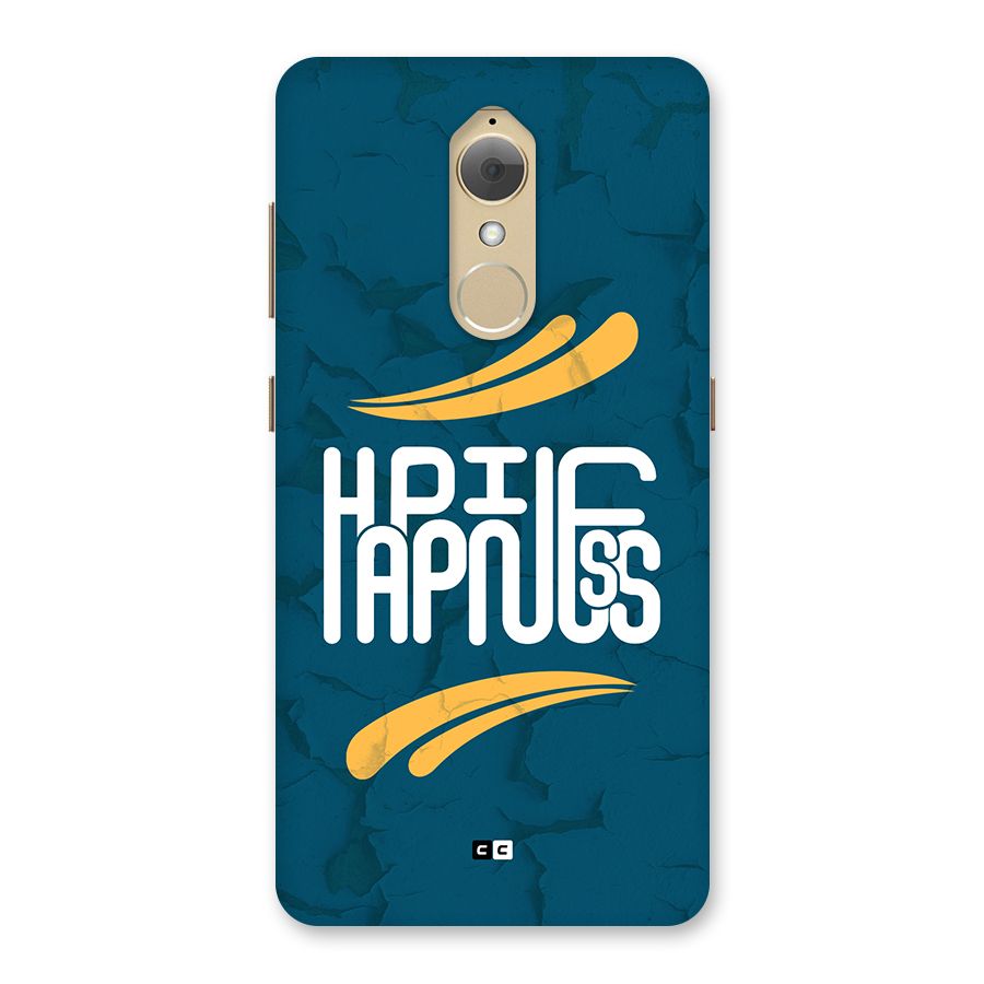 Happpiness Typography Back Case for Lenovo K8