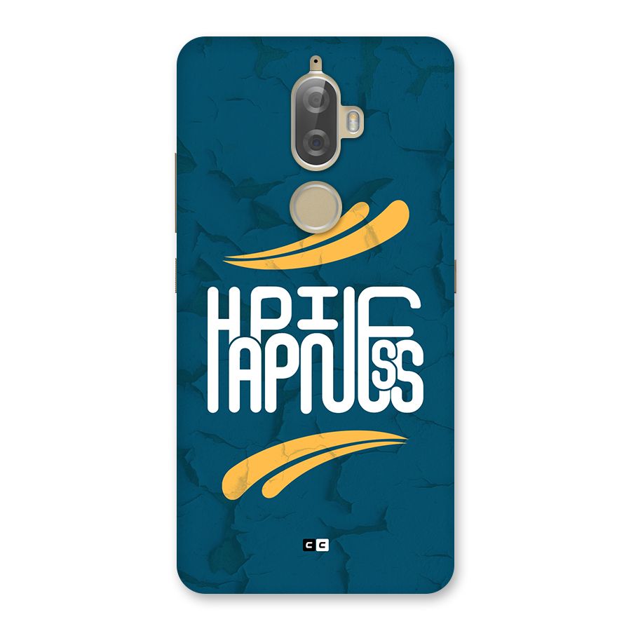 Happpiness Typography Back Case for Lenovo K8 Plus