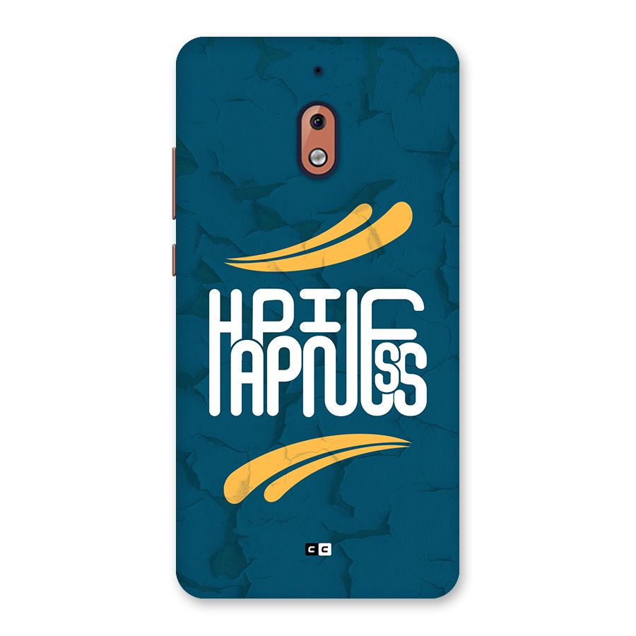 Happpiness Typography Back Case for Nokia 2.1