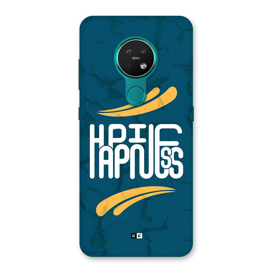 Happpiness Typography Back Case for Nokia 7.2