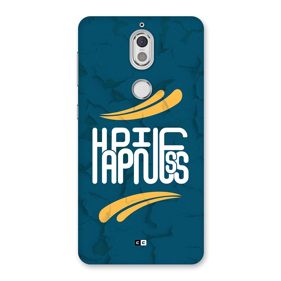 Happpiness Typography Back Case for Nokia 7