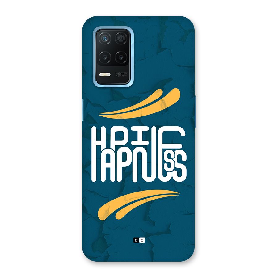 Happpiness Typography Back Case for Realme 8 5G