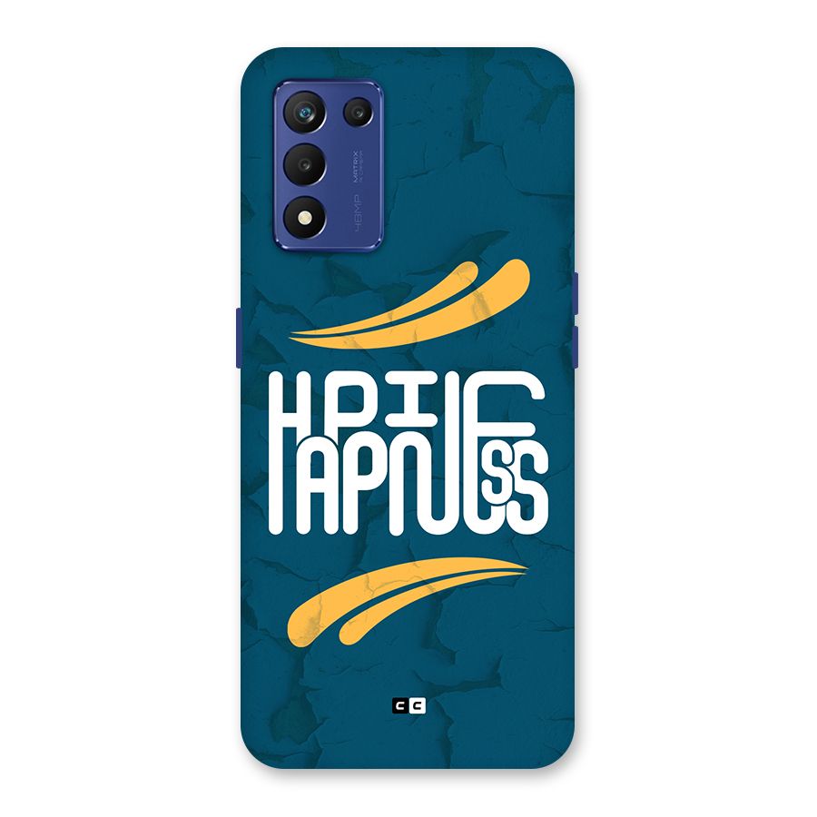 Happpiness Typography Back Case for Realme 9 5G Speed