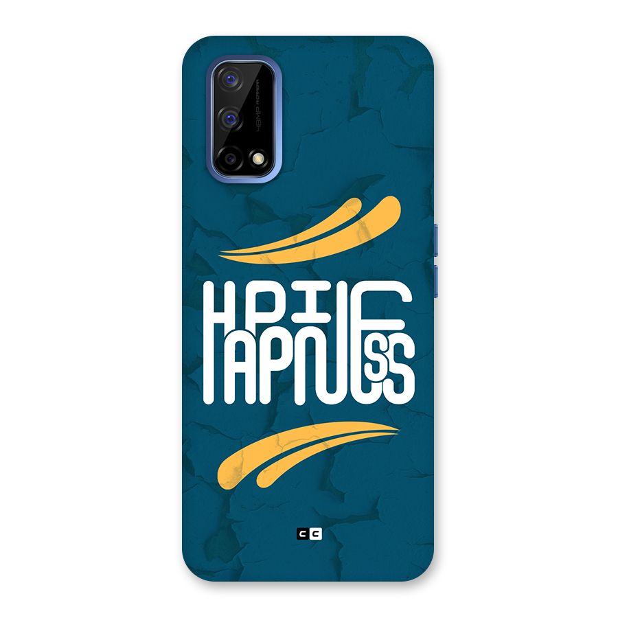 Happpiness Typography Back Case for Realme Narzo 30 Pro