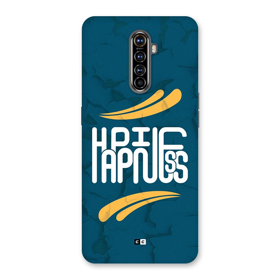 Happpiness Typography Back Case for Realme X2 Pro
